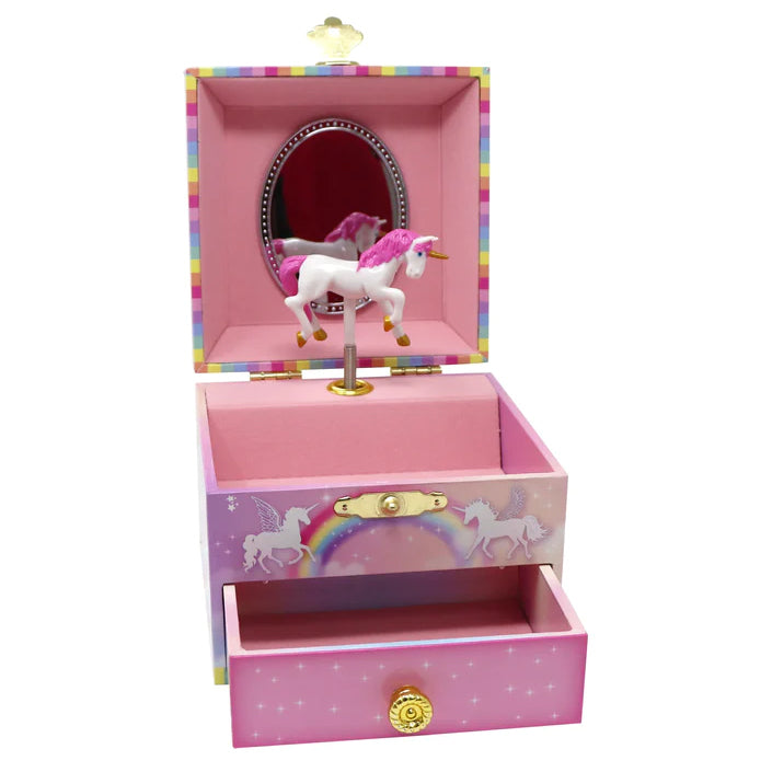 Pink Poppy Small Unicorn Dreamer Musical Box