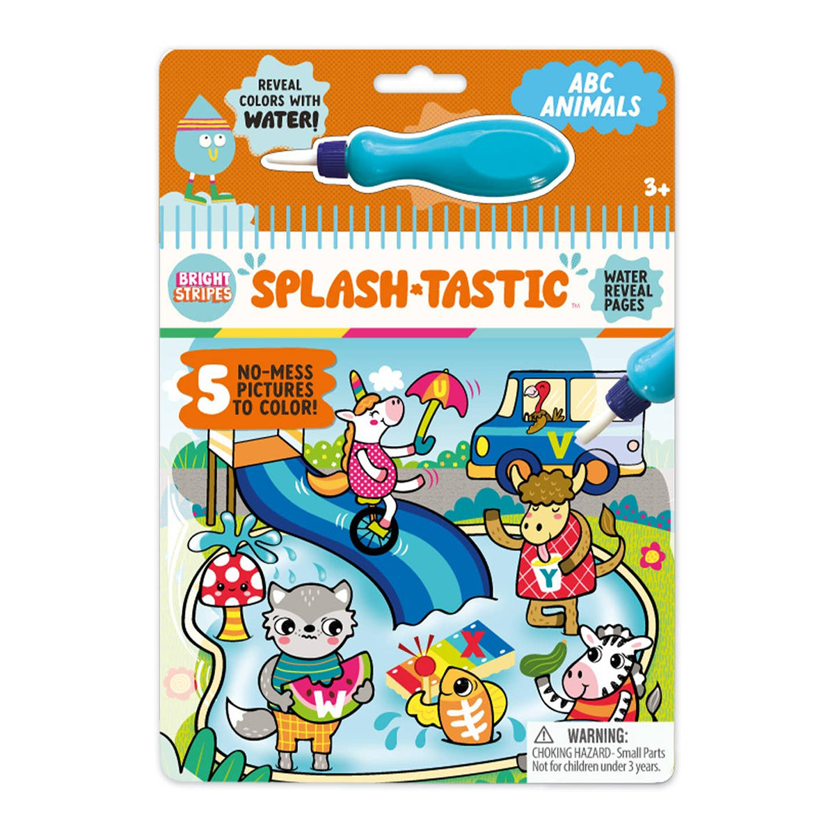 ABC Animals Splash-Tastic Water Reveal Pad by Bright Stripes