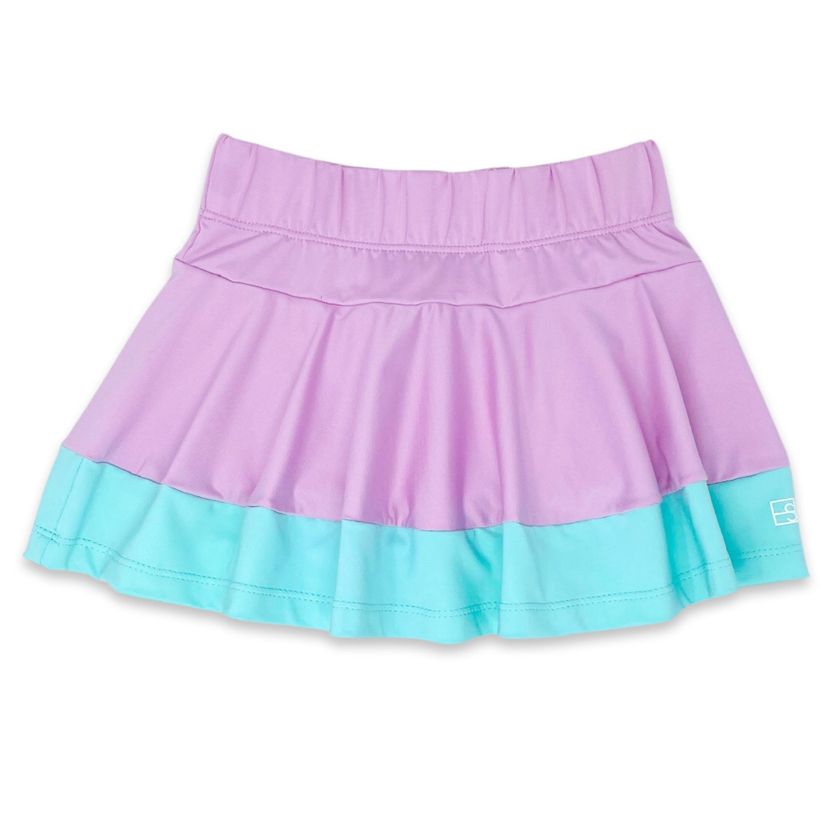 Turquoise Metallic Skort main image 1