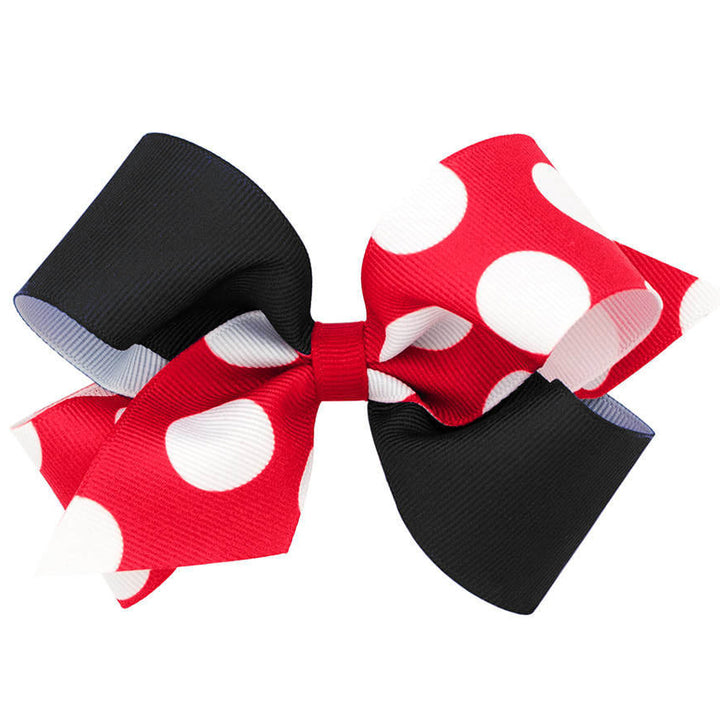 Red Dot Grosgrain Bow by Wee Ones (2 sizes)