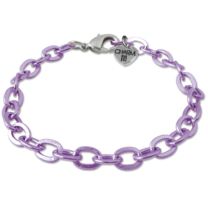 Charm It! Bracelet - Purple Chain