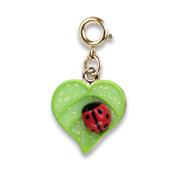 Gold Glitter Little Ladybug Charm by Charm It!