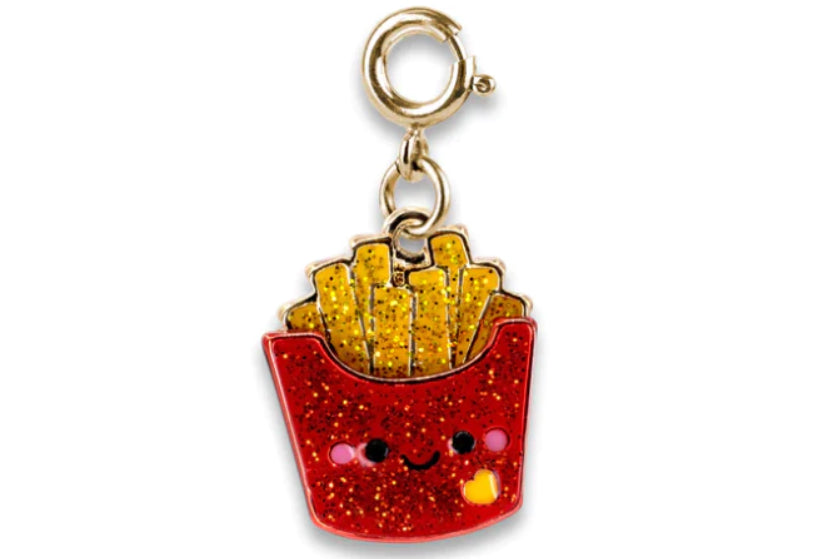 Charm It! Charm - Gold Glitter French Fries