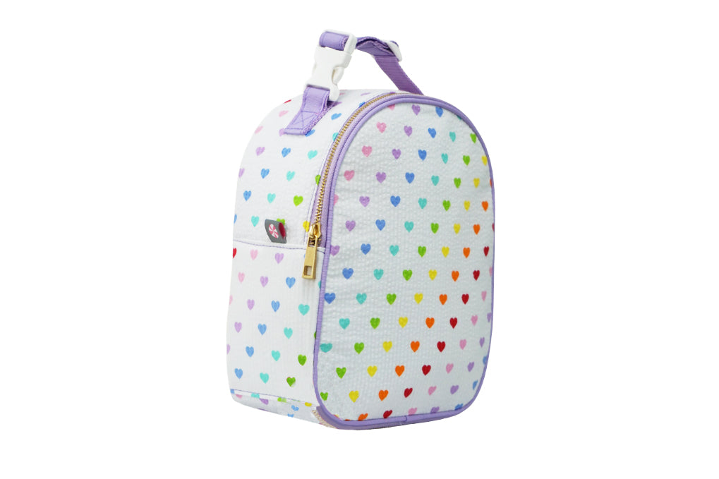 Mint Seersucker Gumdrop Lunch Box - 9 Colors