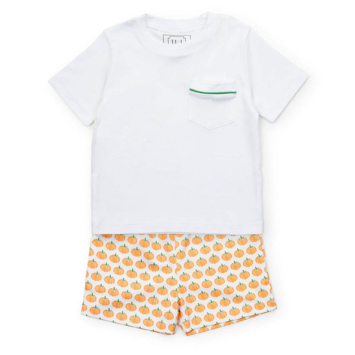 Harvest Pumpkin Short Set by Lila and Hayes