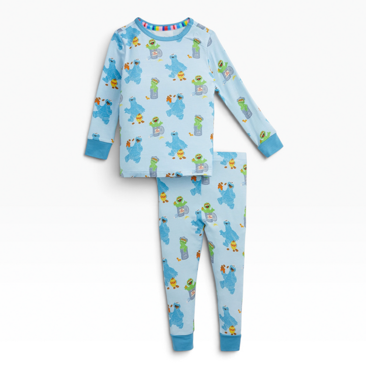 Cookie Monster Modal Pajama Set by Magnetic Me