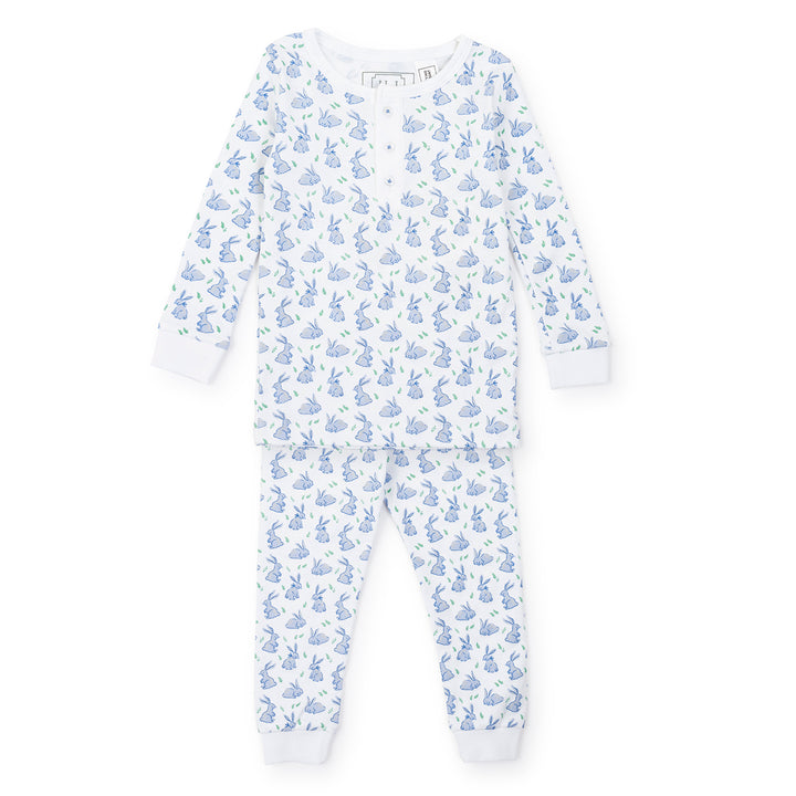 Lila & Hayes Jack Pajama Set - Bunny Hop Blue