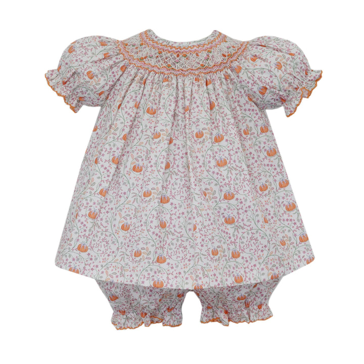 Chloe Liberty Pumpkin Smocked Bishop Set by Anavini