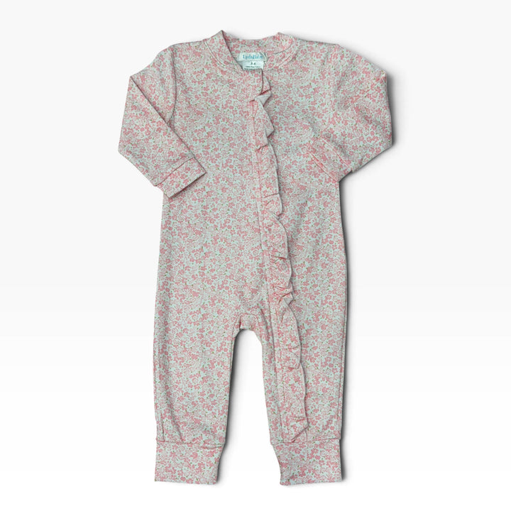 Little Bloomings Zipper Footie by Lyda Baby