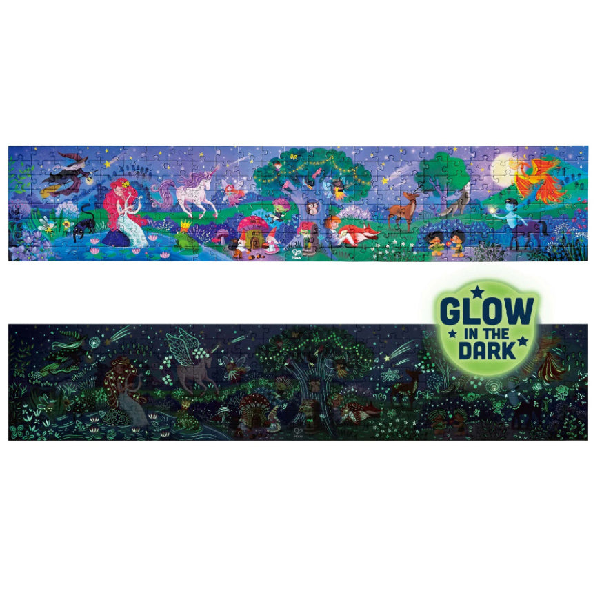 Hape Glow in the Dark Puzzle - Magic Forest