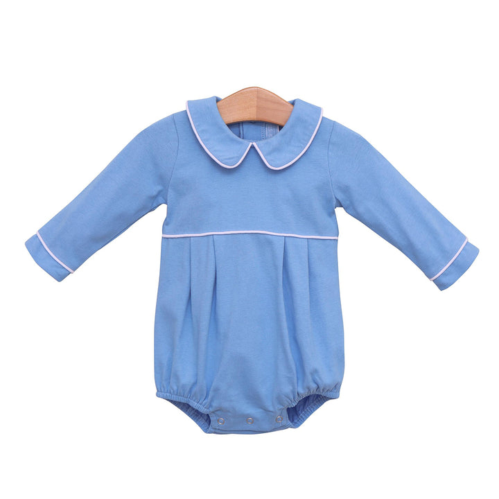 Malibu Blue Boy Romper by Trotter Street Kids