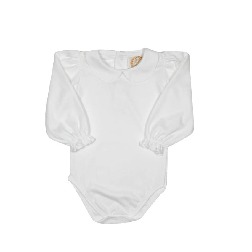 Maude's Peter Pan Collar Shirt & Onesie (Long Sleeve Pima) by The Beaufort Bonnet Company