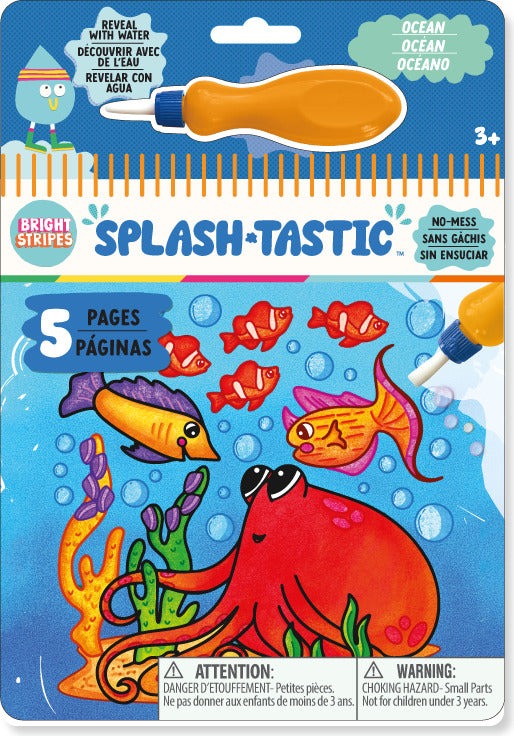 Ocean Splash-Tastic Water Reveal Pad by Bright Stripes