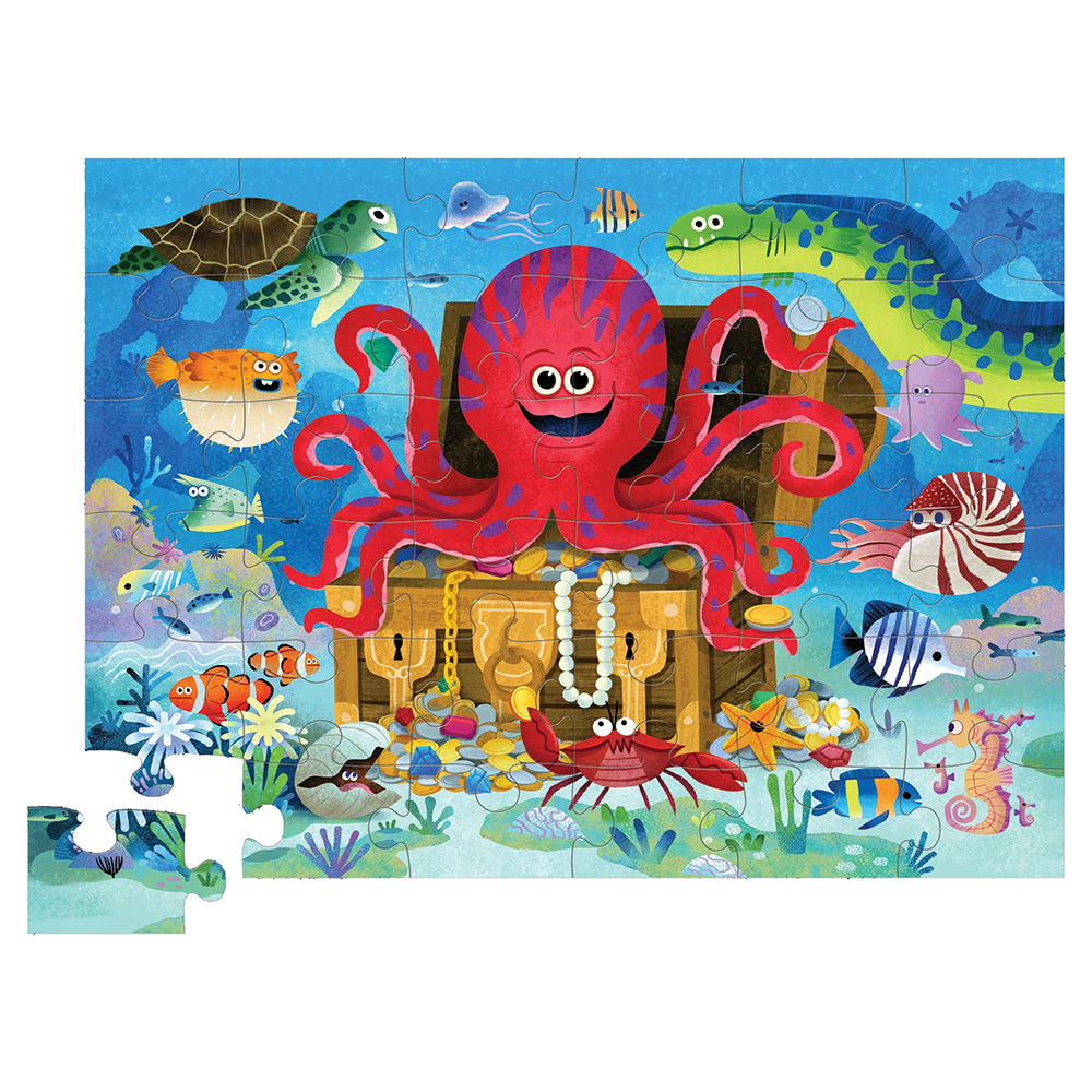 Octopus Treasure 36-Piece Puzzle by Crocodile Creek