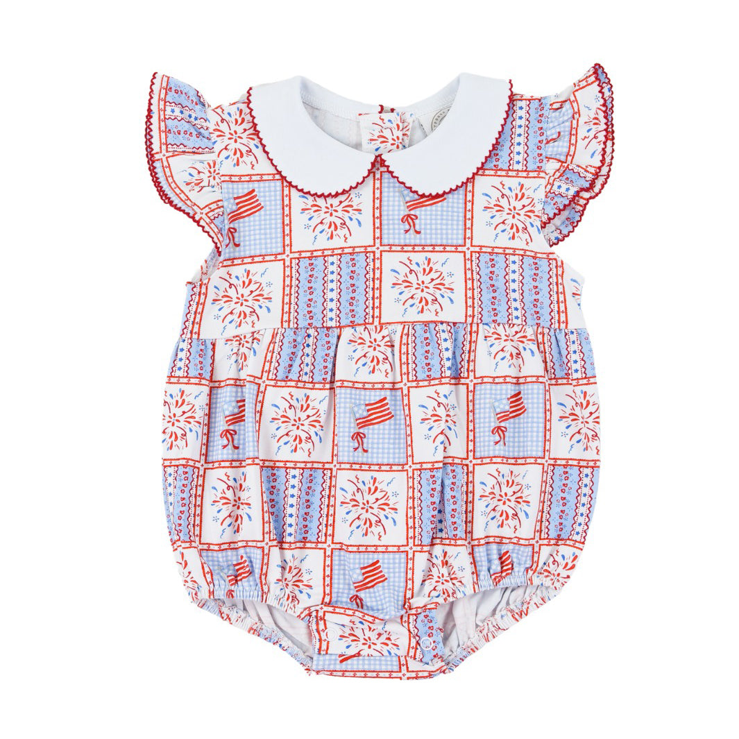 Patriotic Patchwork Penelope Prep Bubble by Cypress Row