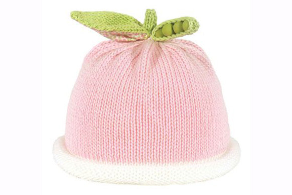 Margareta Horn Hat - Pink Pea / White Roll