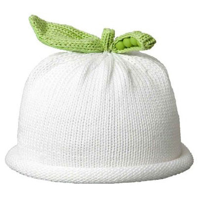Margareta Horn Hat - White Pea