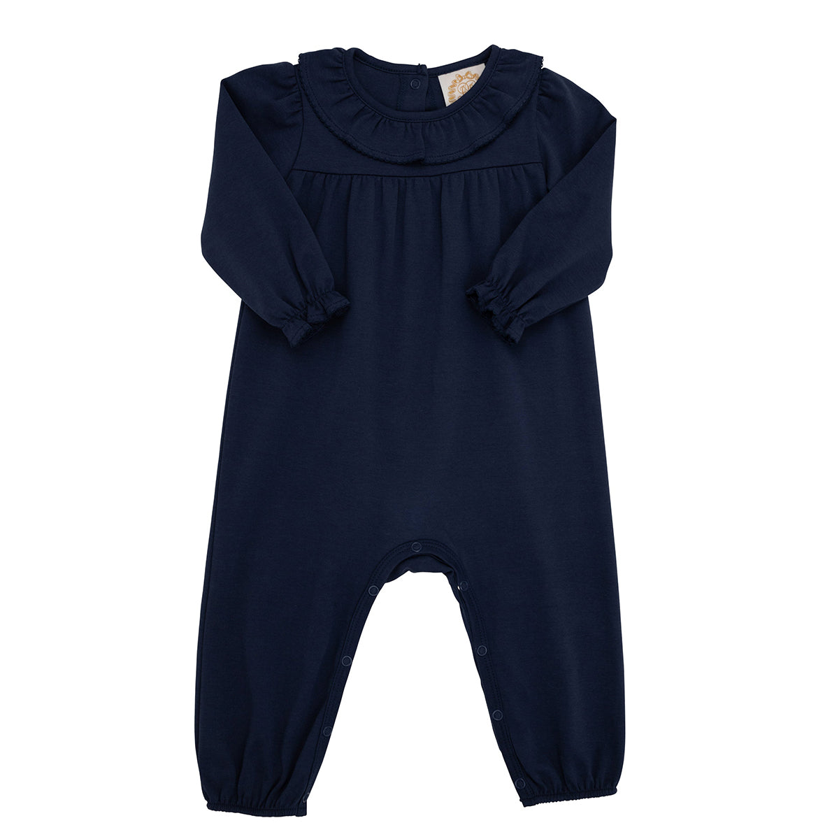 Nantucket Navy Ramona Ruffle Romper by The Beaufort Bonnet Company