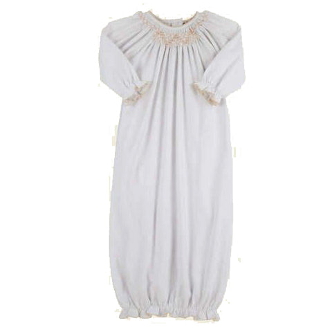 Palmetto Pearl Sweetly Smocked Greeting Gown by The Beaufort Bonnet Company