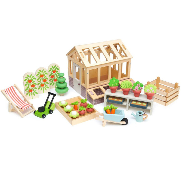 Tender Leaf Toys Greenhouse and Garden Set (Ages 3+ Years)