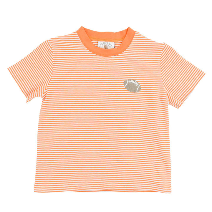 Orange Stripe Tailgate Shirt by Cypress Row