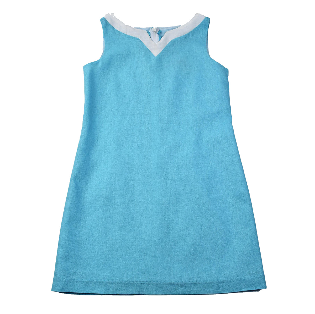 Maggie Breen A-Line Dress - Aqua Linen