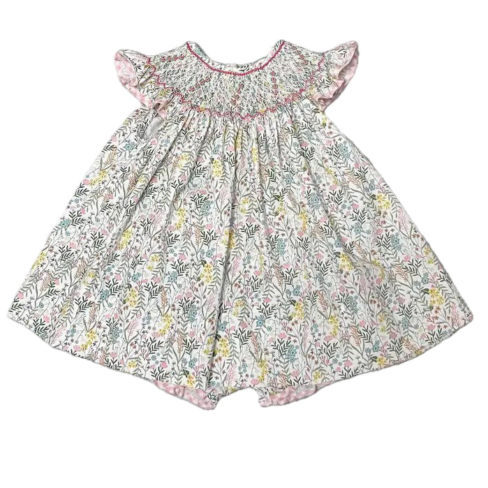 Adrian Floral Smocked Bishop by Marco & LIzzy