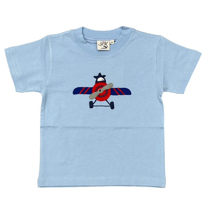 Luigi Boys Airplane Shirt