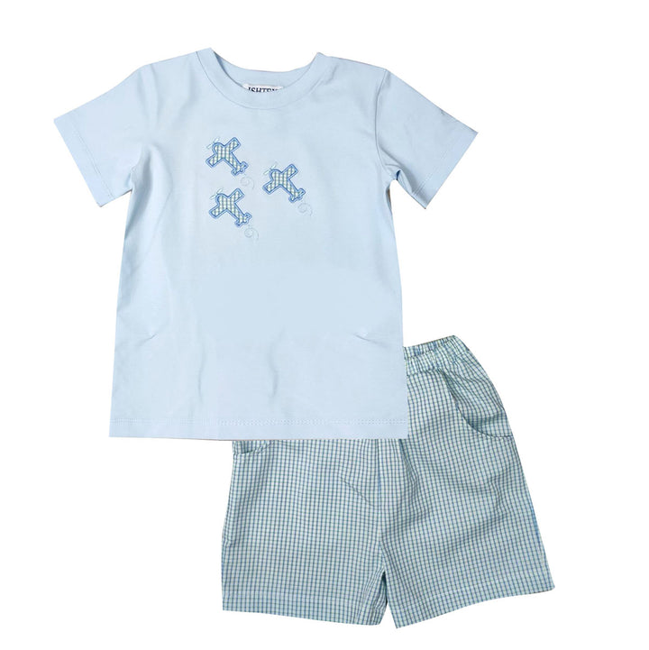 Airplane Shorts Set by Ishtex