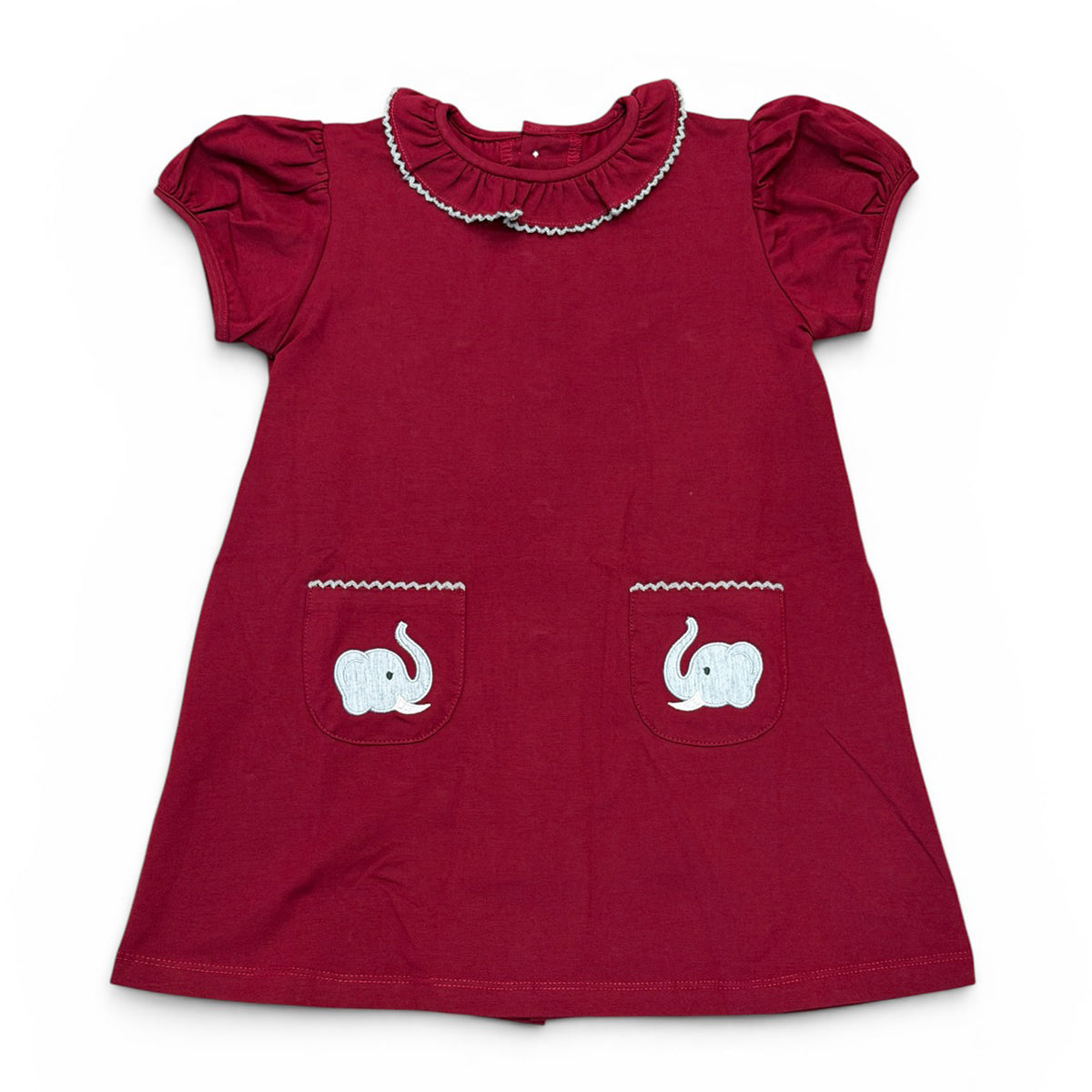 Crimson Elephant Dress by Remember Nguyen