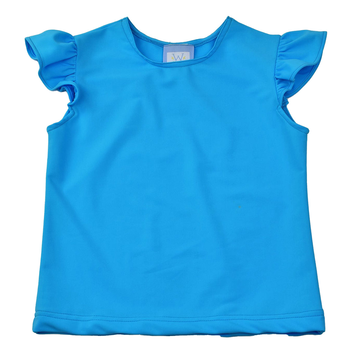 Turquoise Angel Sleeve Tee by Color Works