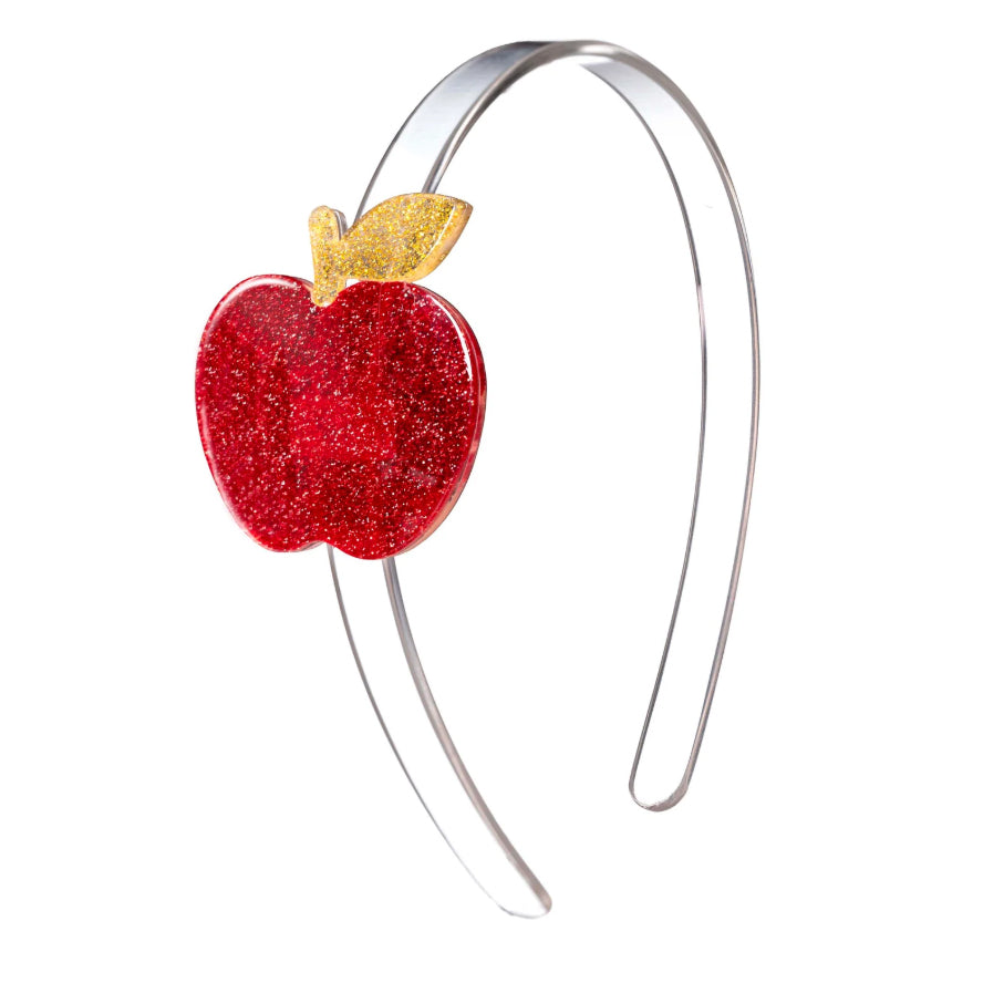 Glitter Apple Headband by Lilies & Roses