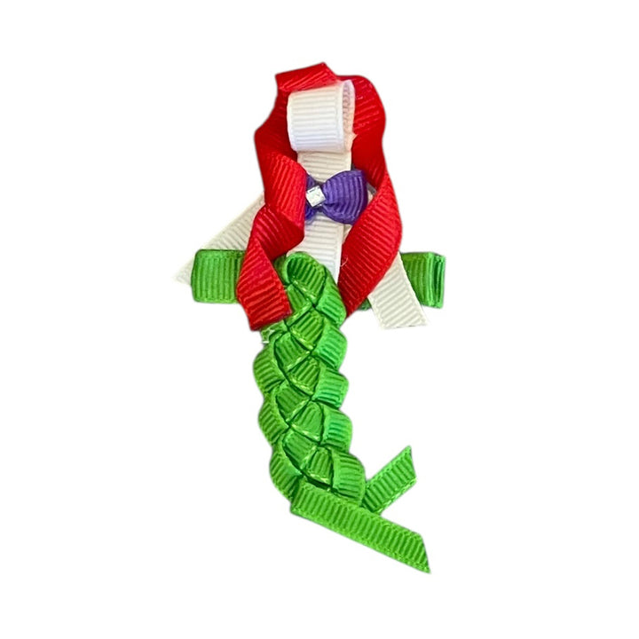 Apple Green Mermaid Princess (Ariel) Sculpture Bow by Beyond Creations