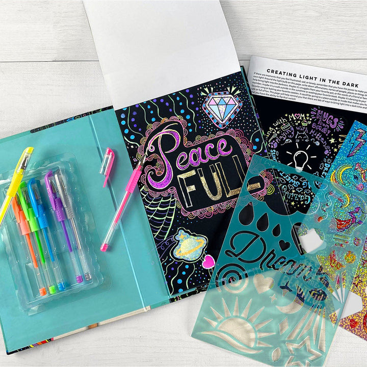 Sparkling Aspirations Art Journal by Bright Stripes