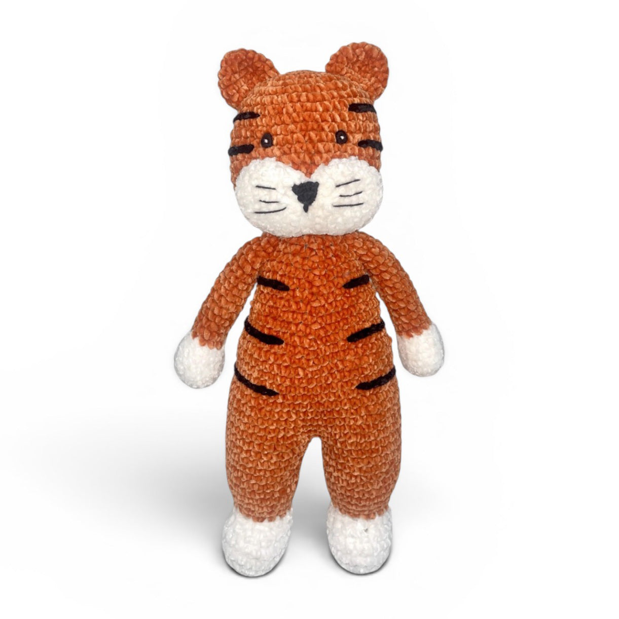 Tully the Chenille Crochet Tiger by Zubels