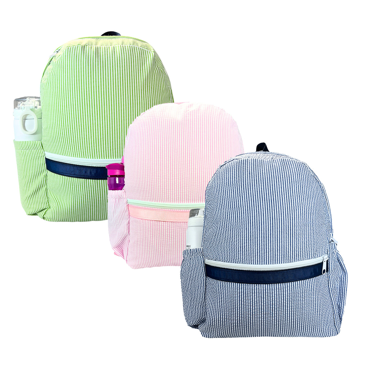 Mint Medium Backpack with Side Pockets - 5 colors