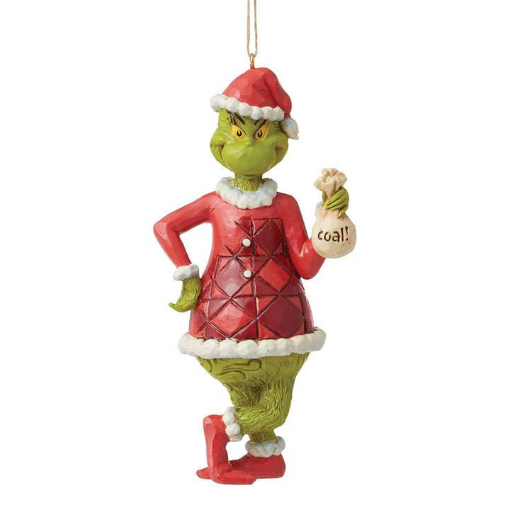 Grinch Bag of Coal Christmas Tree Ornament