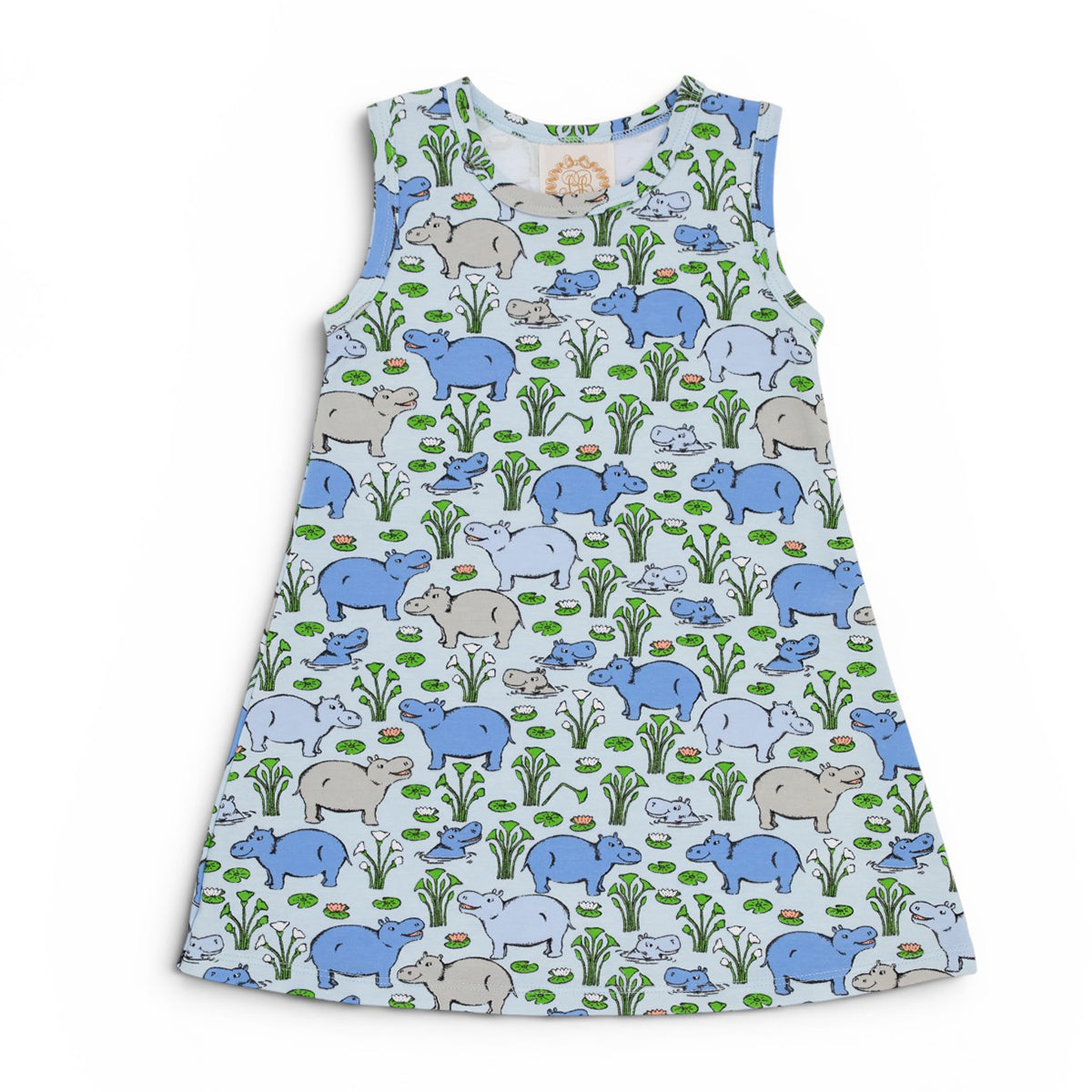 Bal Harbour Hippo Sleeveless Polly Play Dress by The Beaufort Bonnet Company
