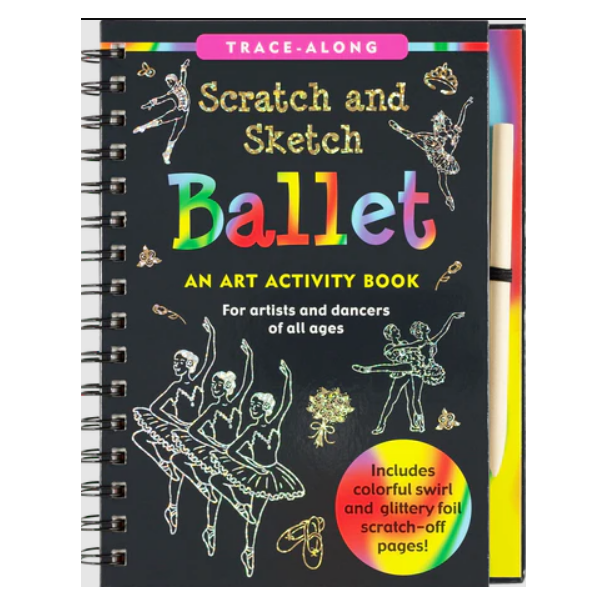 Scratch & Sketch Art Activity Book - Ballet
