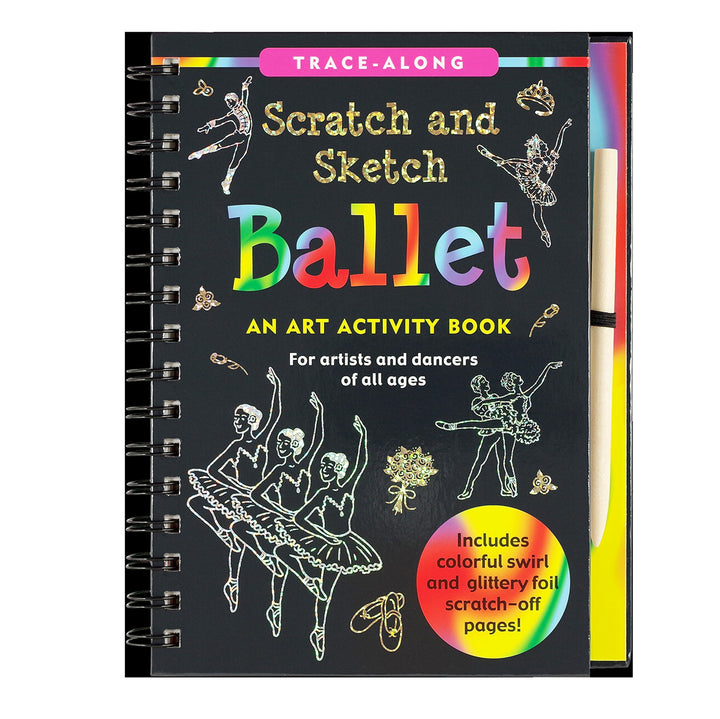 Scratch & Sketch Art Activity Book - Ballet