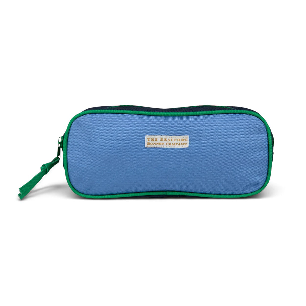 Barbados Blue Peyton Pencil Pouch by The Beaufort Bonnet Company
