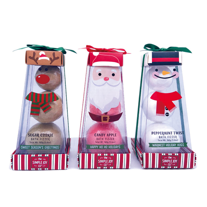 Giftcraft Bath Fizzers - Set of Three (3 Styles)
