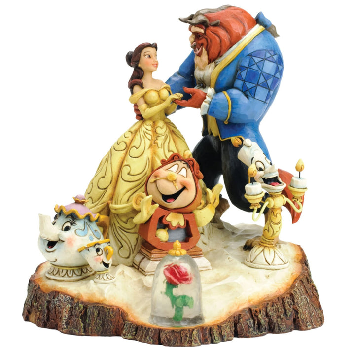 Beauty and the Beast Carved by Heart Figurine by Jim Shore