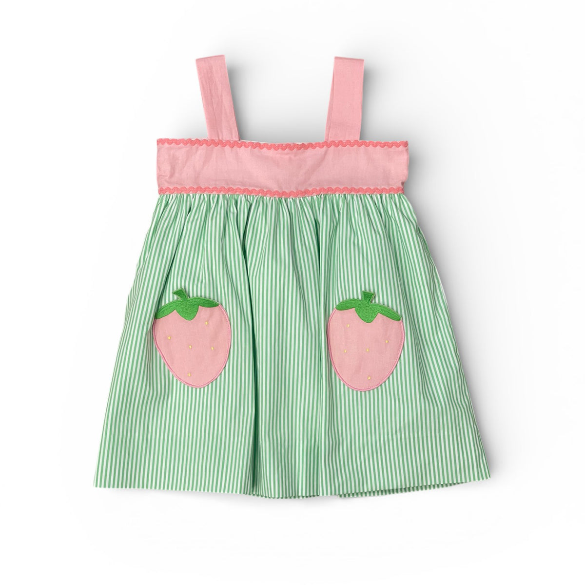 Berry Sweet Strawberry Pockets Sundress by The Yellow Lamb
