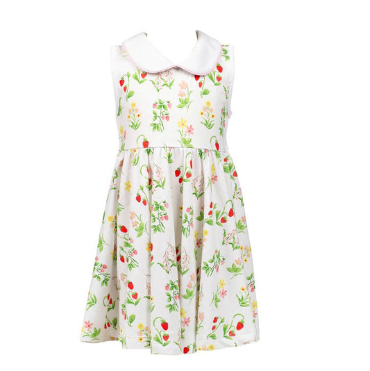 Proper Peony Pima Girls Red Gala Apples Dress