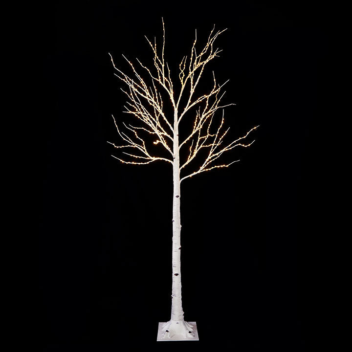 RAZ Imports Birch Tree with Fairy Lights (3 Sizes)