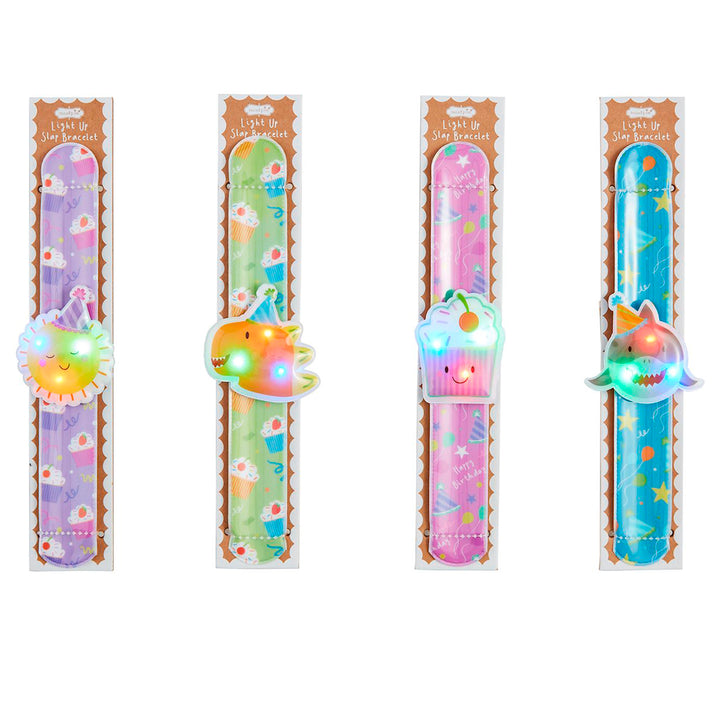 Light-Up Birthday Slap Bracelets by Mud Pie (4 Styles)