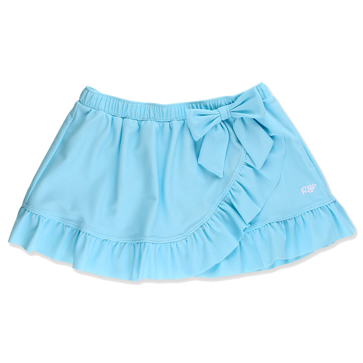 Blue Breeze Swim Bow Skirt Cover-Up by RuffleButts
