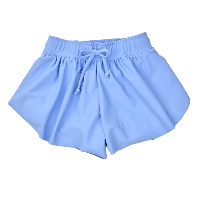 Blue Butterfly Shorts by Color Works