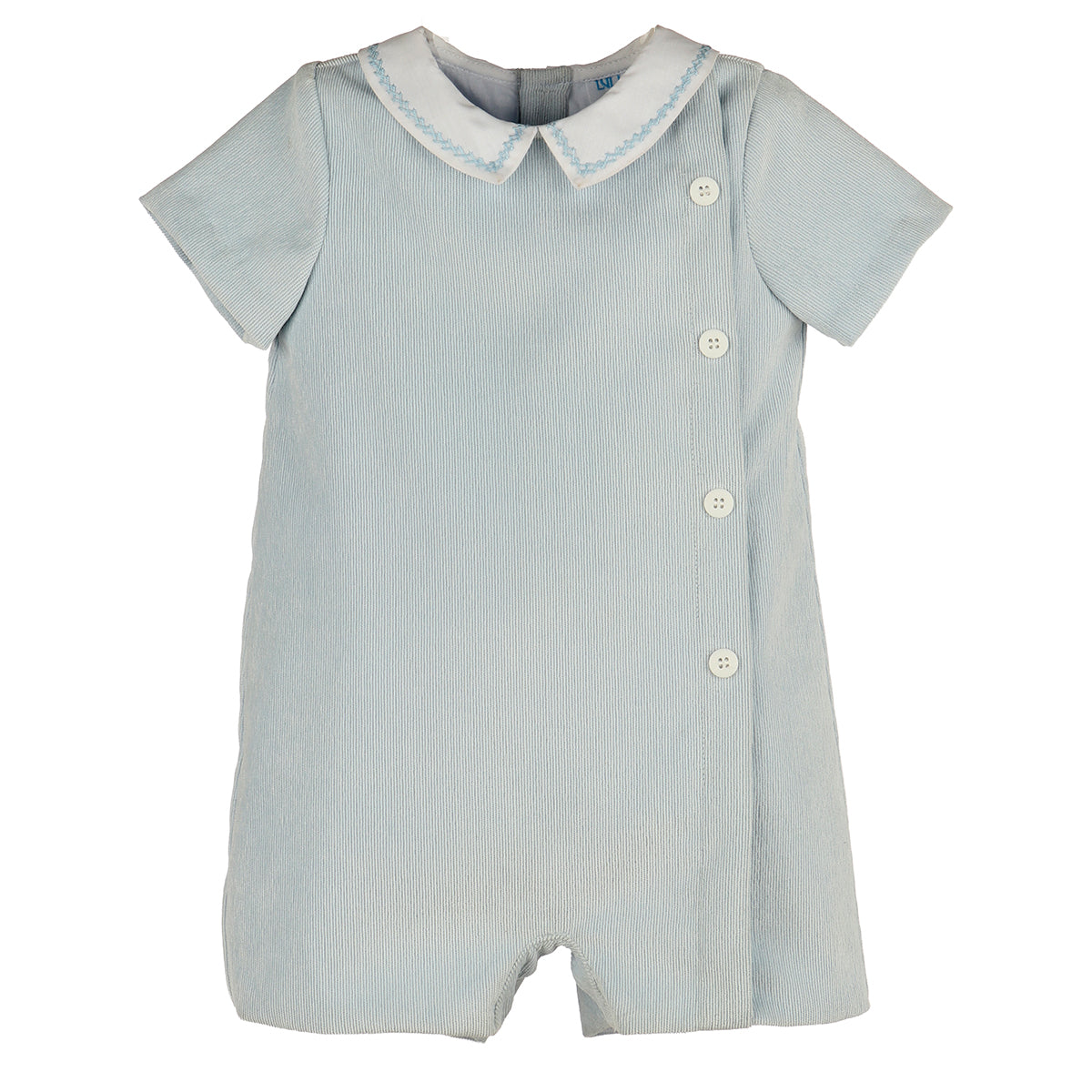 Blue Corduroy Boy Bubble by Luli & Me